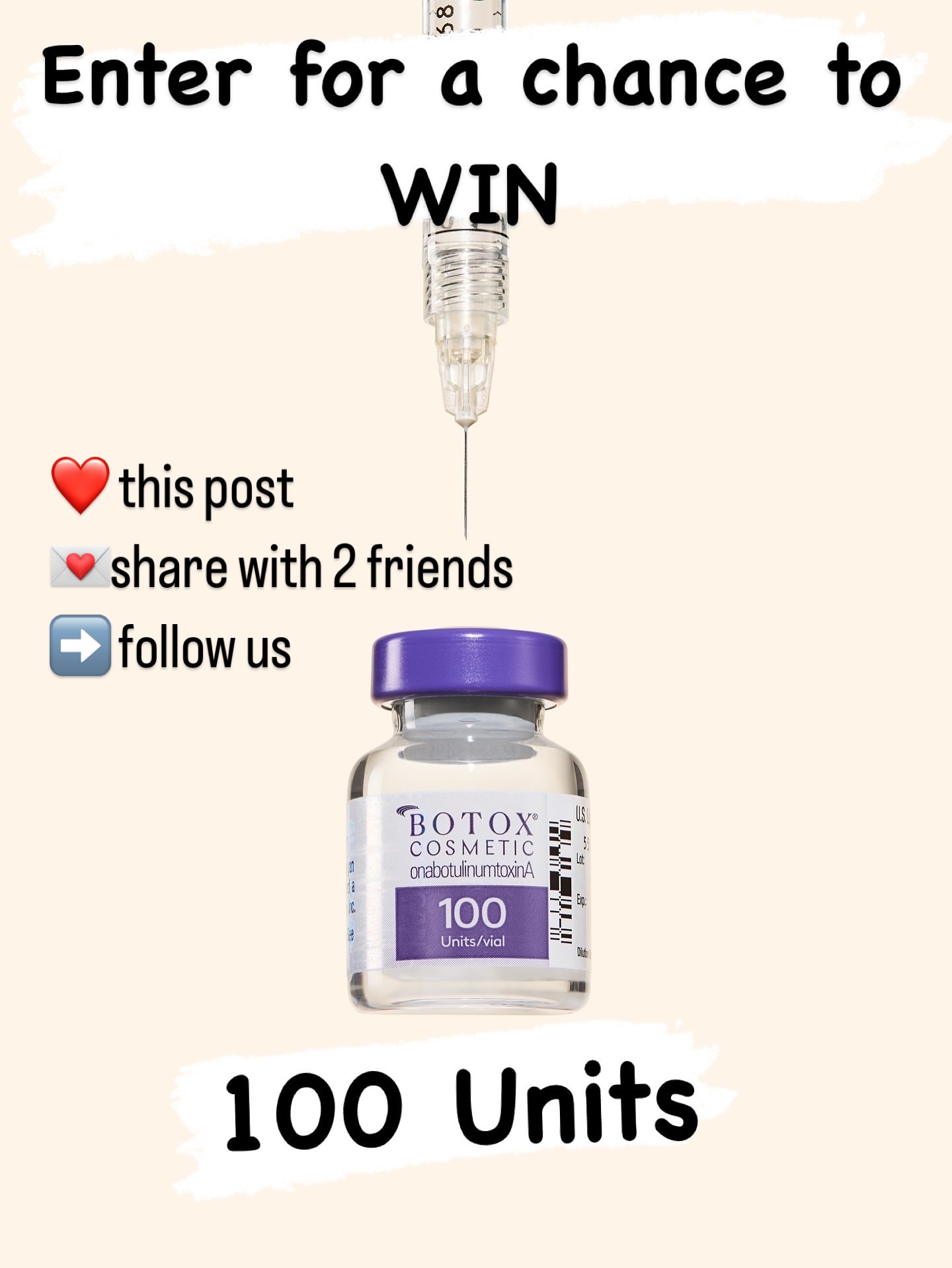 🎉 BOTOX GIVEAWAY — ROUND TWO! We’re picking TWO more winners — one from Instagram and one from Facebook! 🙌 💉 100 unit...Beauty Giveaways by Womens-Resources